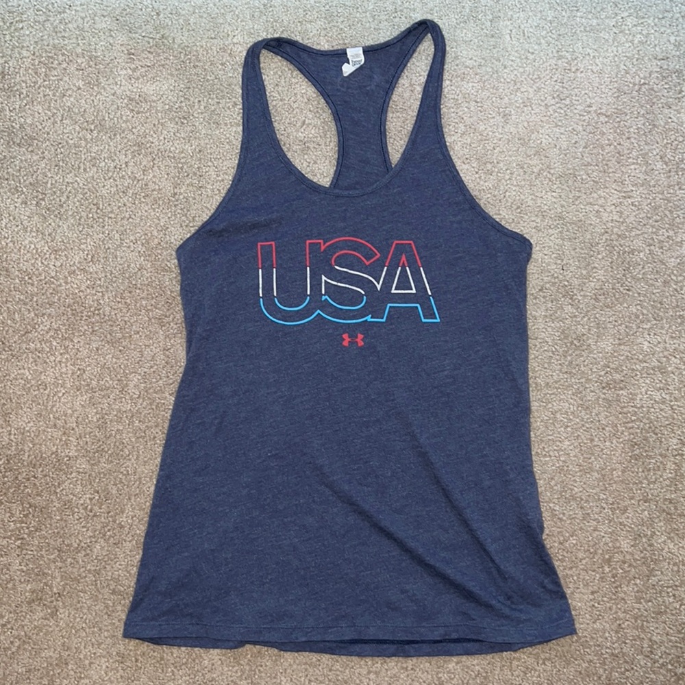 Under Armour Women’s Racerback Heat Gear racer back tank top